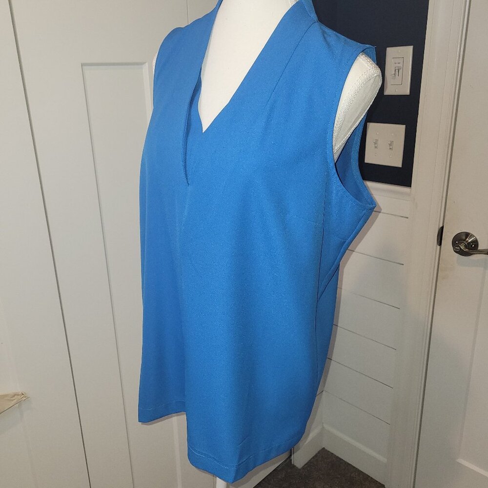 Royal blue breezy summer top